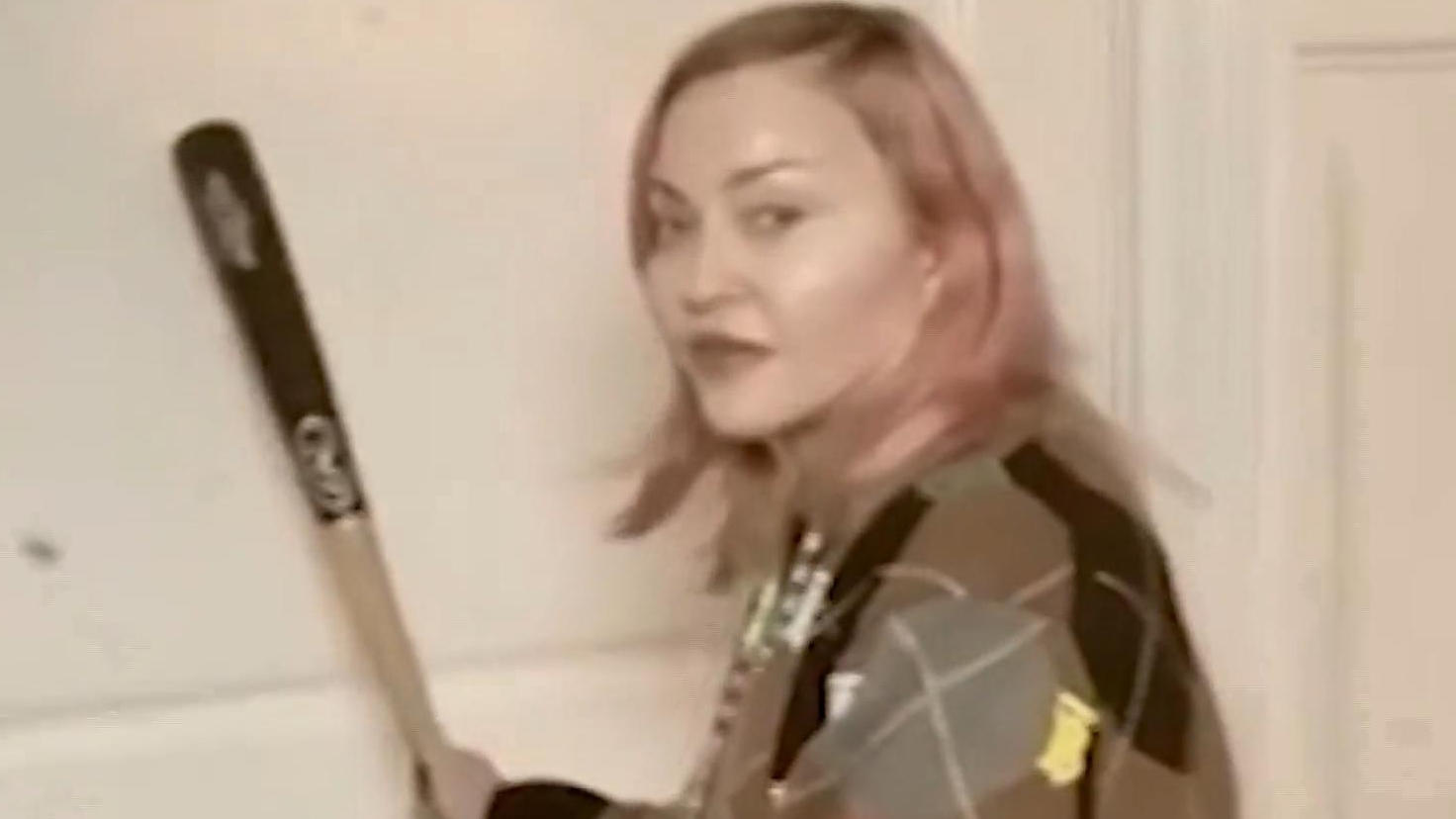 Mit Baseballschläger gegen Einbrecher Pop-Ikone Madonna hat alles im Griff
