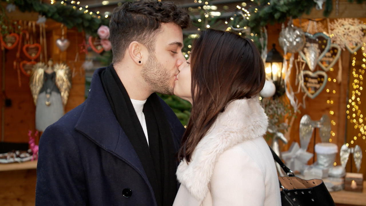1. gemeinsames Weihnachten als Paar Luca Hänni & Christina Luft
