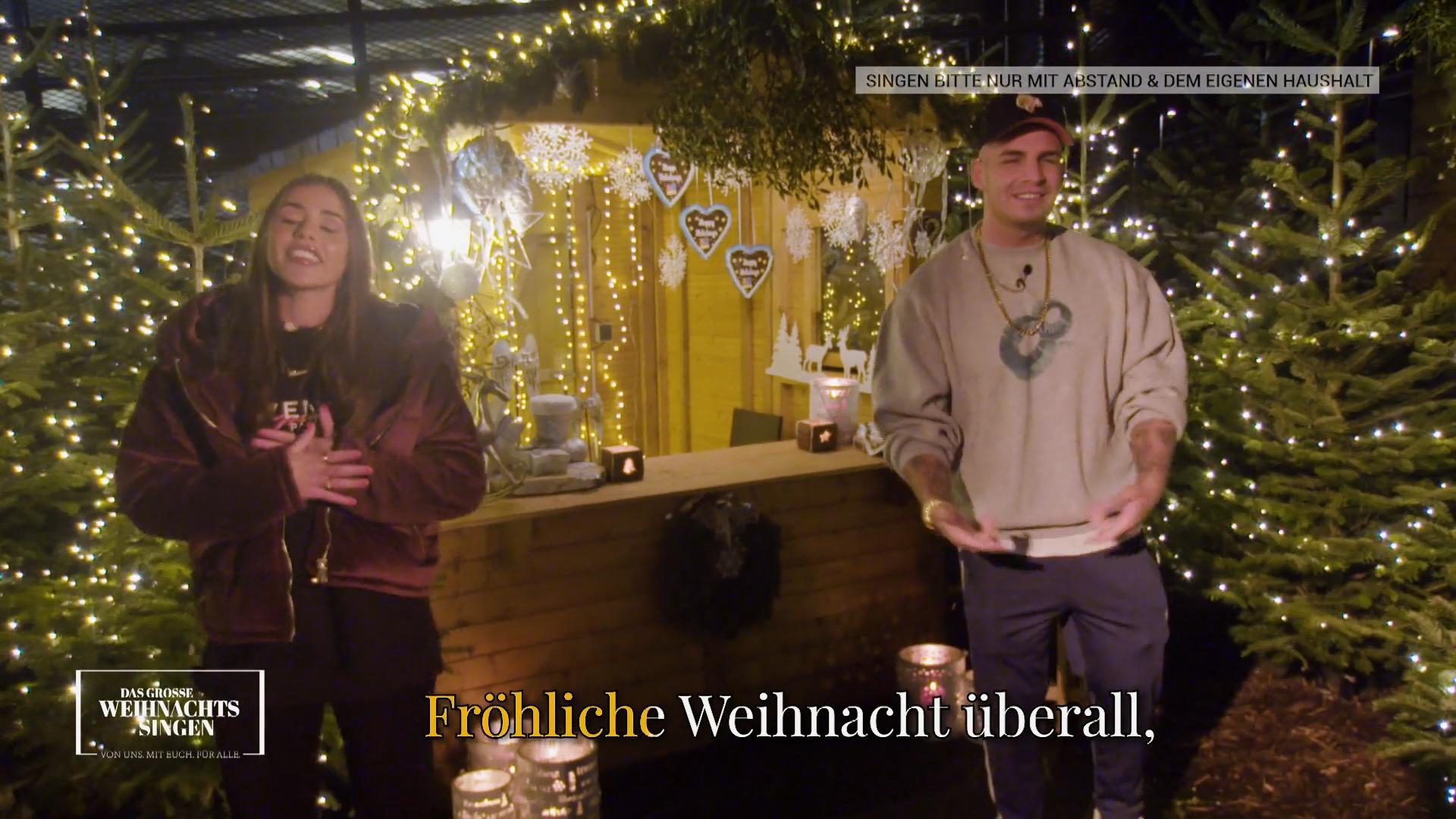 Große Reunion beim RTL-Weihnachtssingen Sarah & Pietro Lombardi im Duett