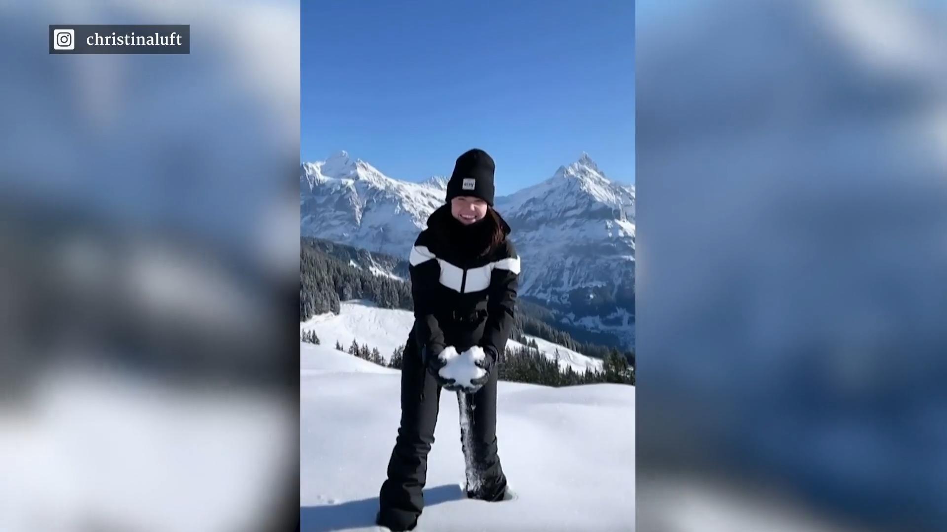 Christina Luft & Luca Hänni im Winterwonderland Schöner Start ins neue Jahr