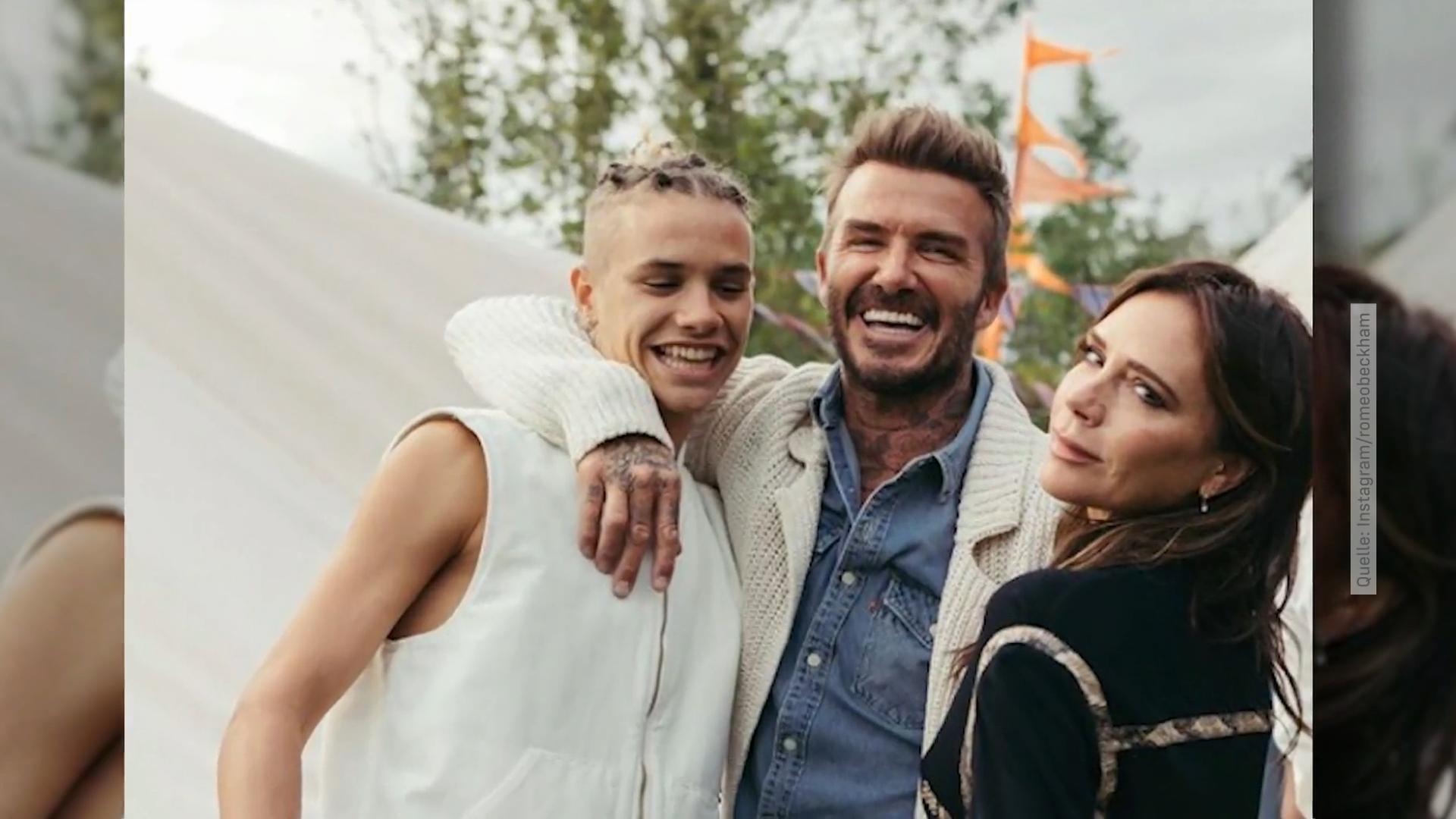 Wow! Romeo Beckham auf dem Cover der Männer-"Vogue" Beckham-Sohn startet als Model durch