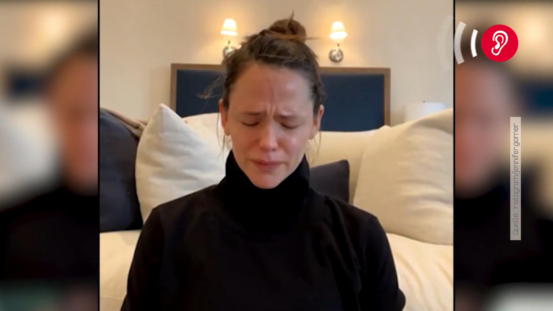 Jennifer Garner kann ihre Tränen nicht zurückhalten Wird der Schauspielerin alles zu viel?