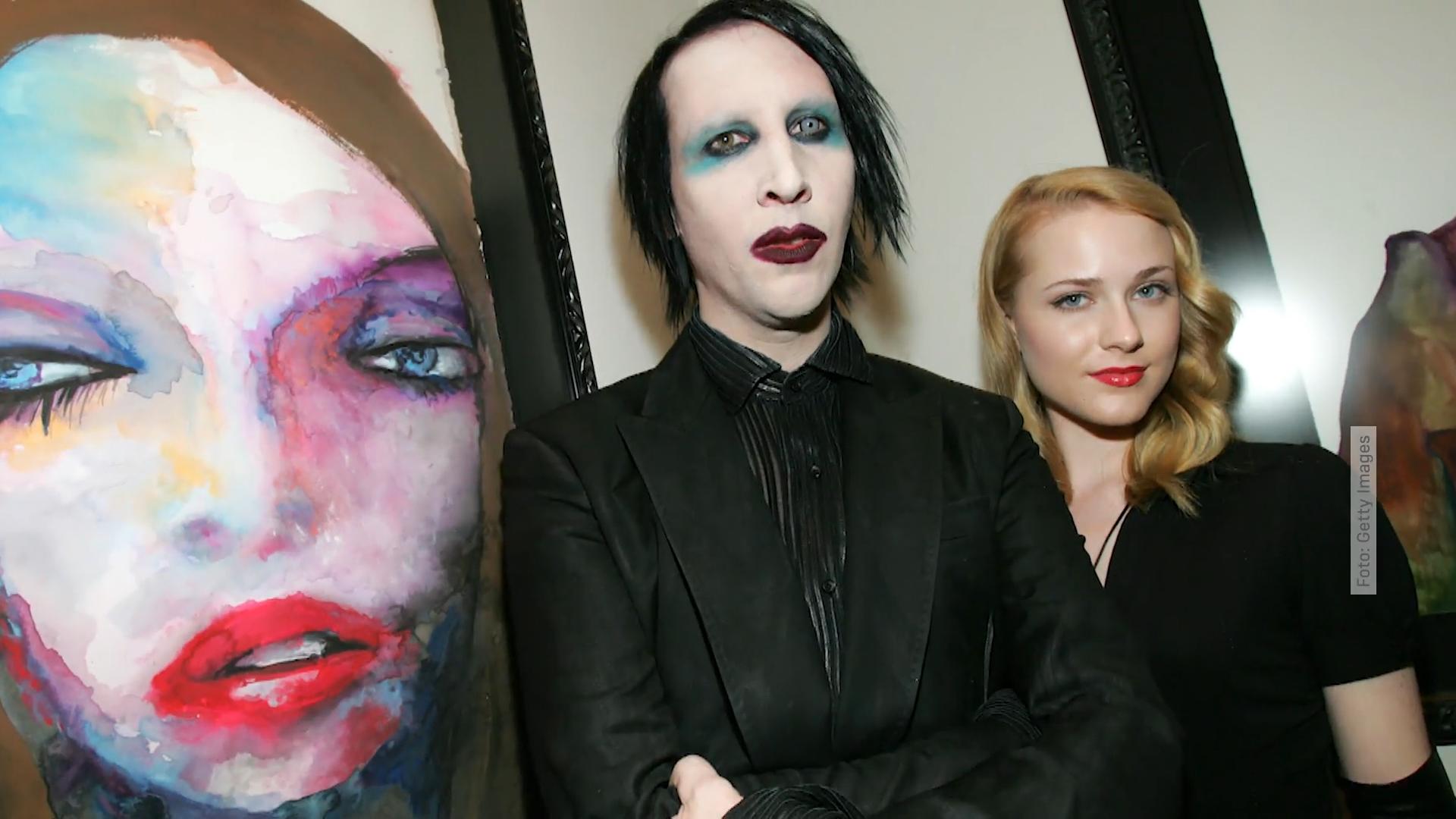 Marylin Manson soll Ex misshandelt haben Schauspielerin Evan Rachel Wood