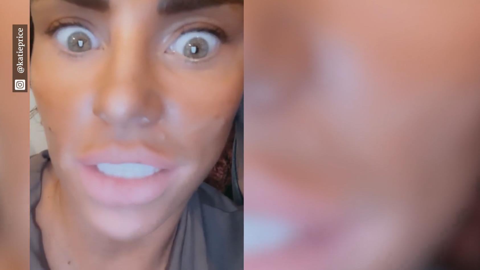 Was ist falsch mit Katie Price Haut? Fans sind irritiert