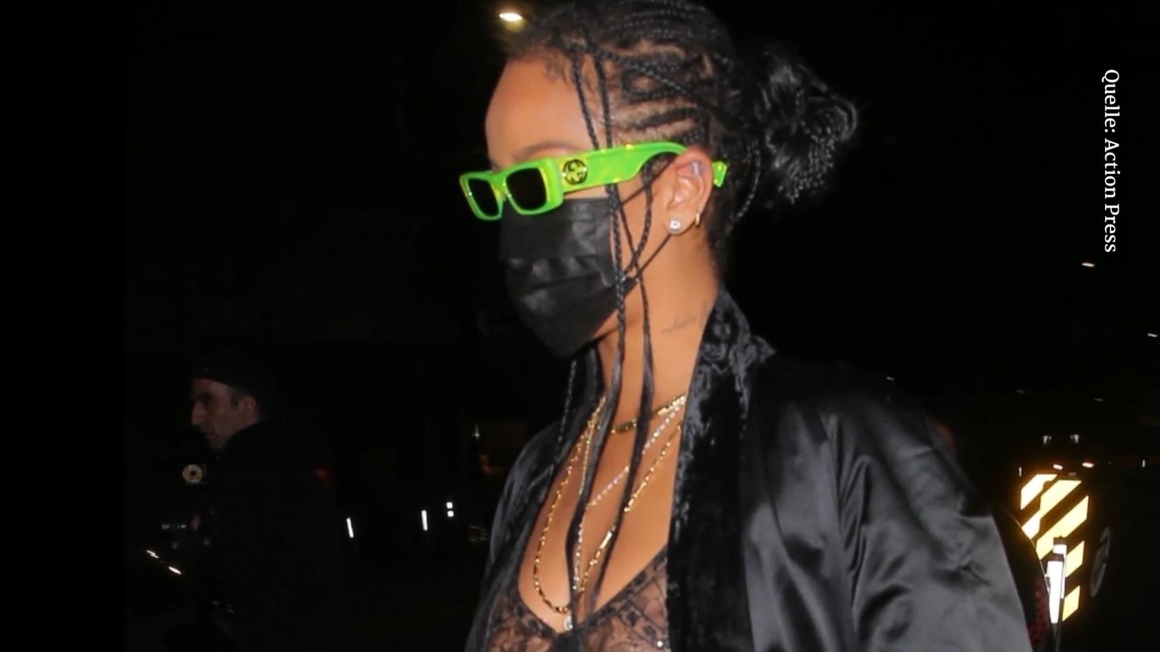 Diese Einblicke gewährt Rihanna in Beverly Hills Sexy Dinner-Party