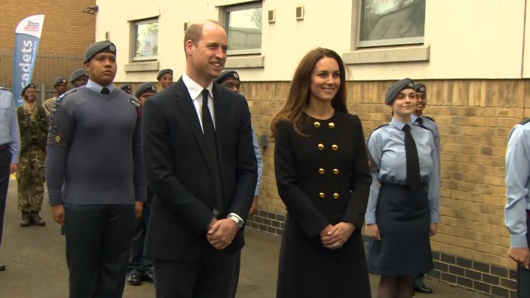 Prinz William und Herzogin Kate ehren Prinz Philip 1. Termin nach der  Beerdigung