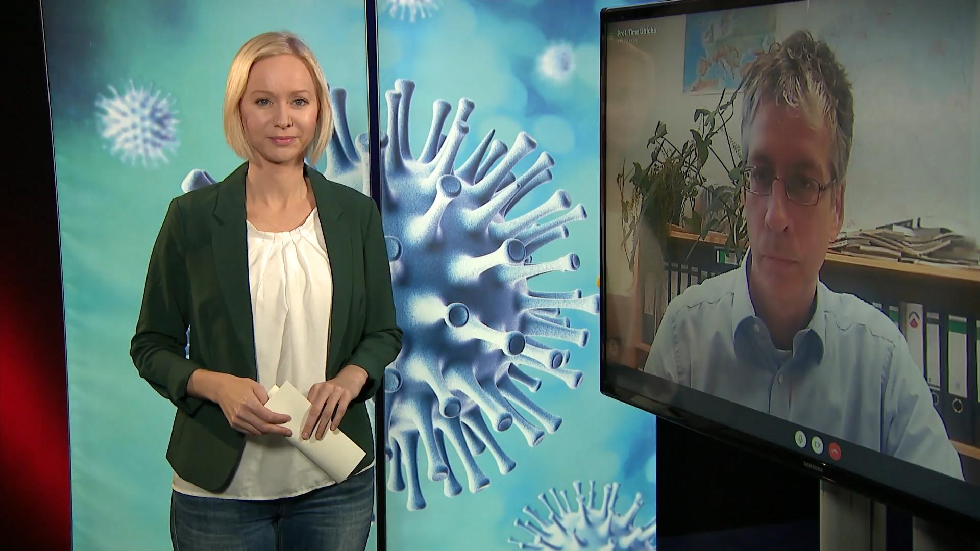 RTL-Reporterin Katrin Neumann fragt nach Corona-Talk mit Epidemiologe Prof. Timo Ulrichs