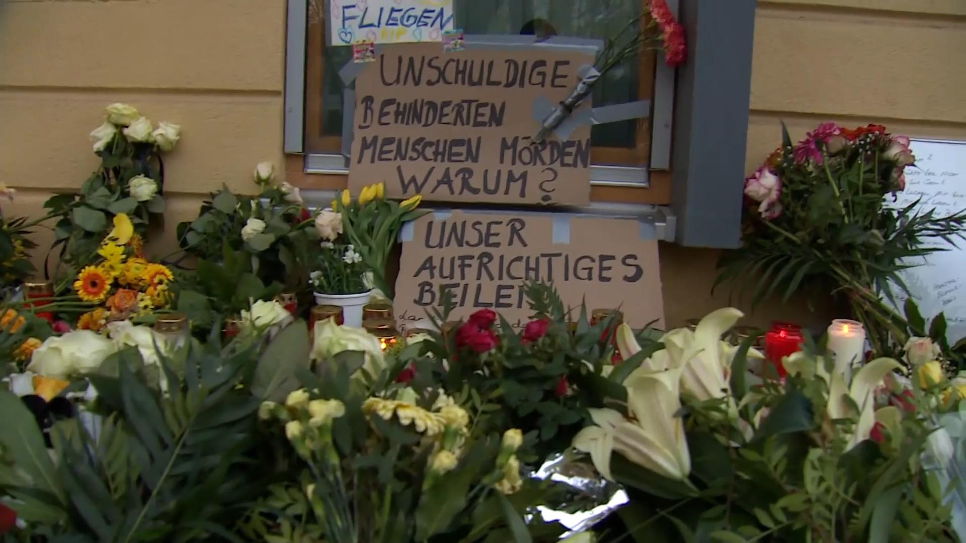 Trauer und Entsetzen in Potsdam Nach Bluttat in Behindertenheim
