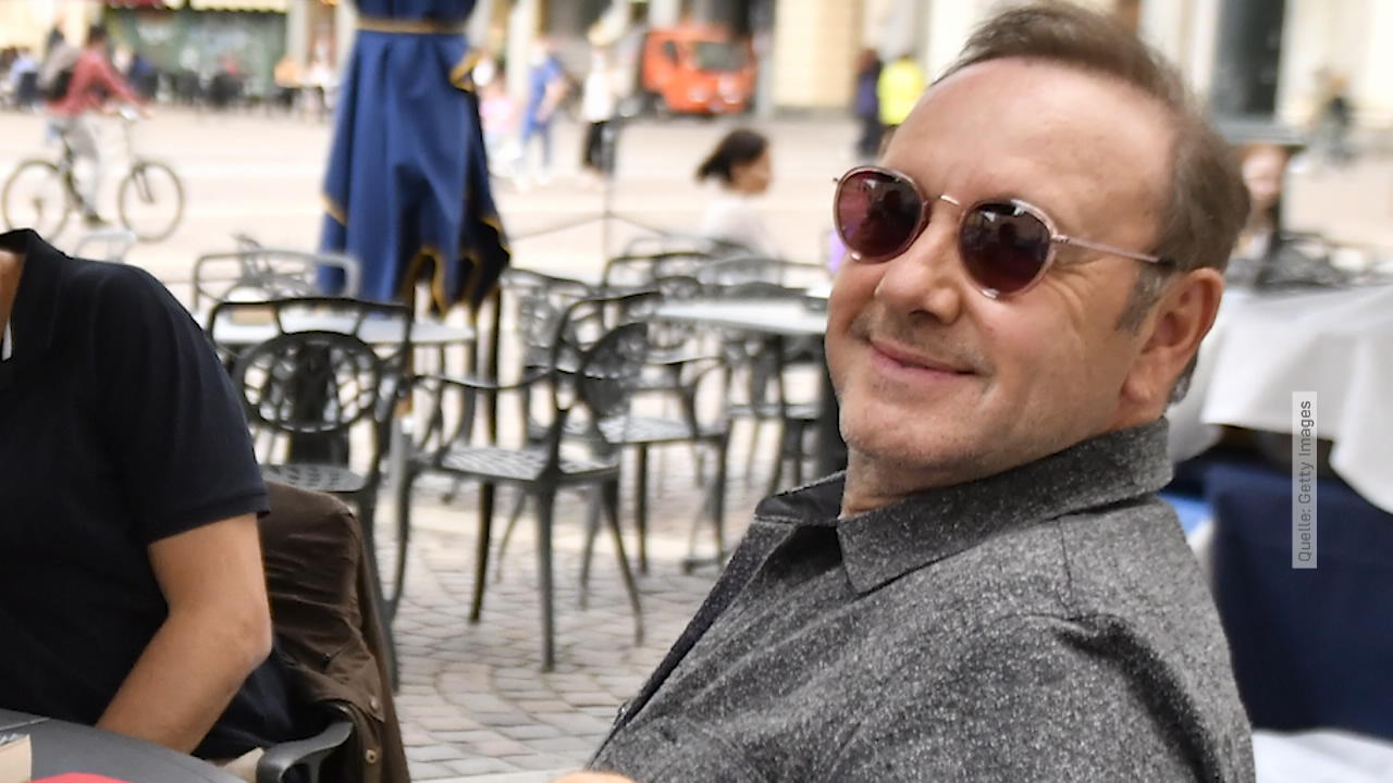 Kevin Spacey zurück im Film-Business Dreharbeiten in Turin