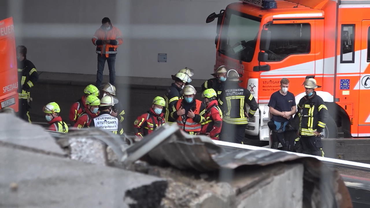Bauarbeiter verunglückt, mehrere Verletzte in Stuttgart Unwetter endet tödlich