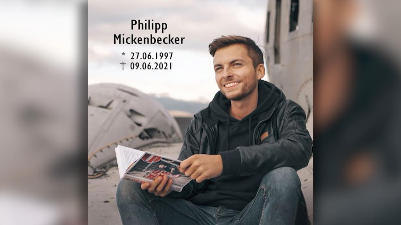 Diese Botschaft hinterlässt Philipp Mickenbecker der Welt Was im Leben wirklich zählt!