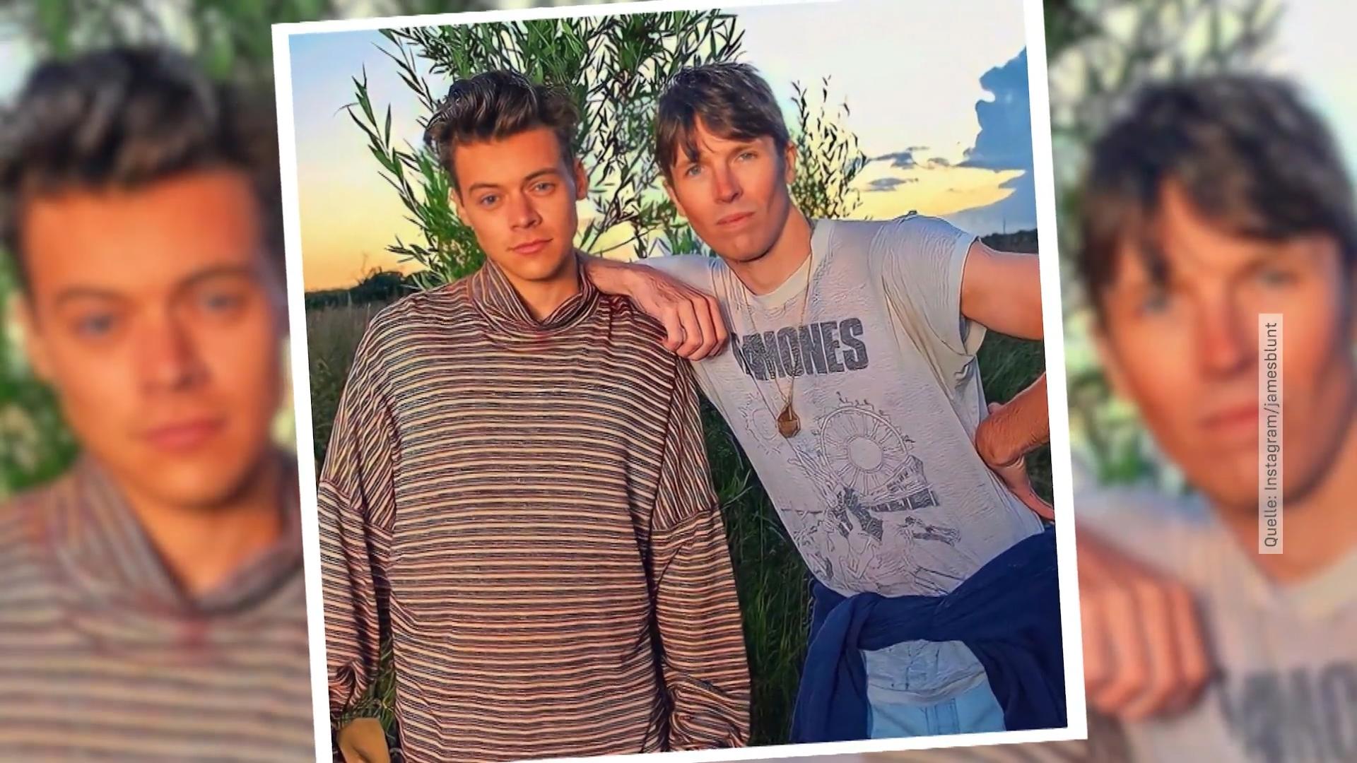 James Blunt teasert Songs mit Harry Styles an Nur ein Scherz oder wahr?