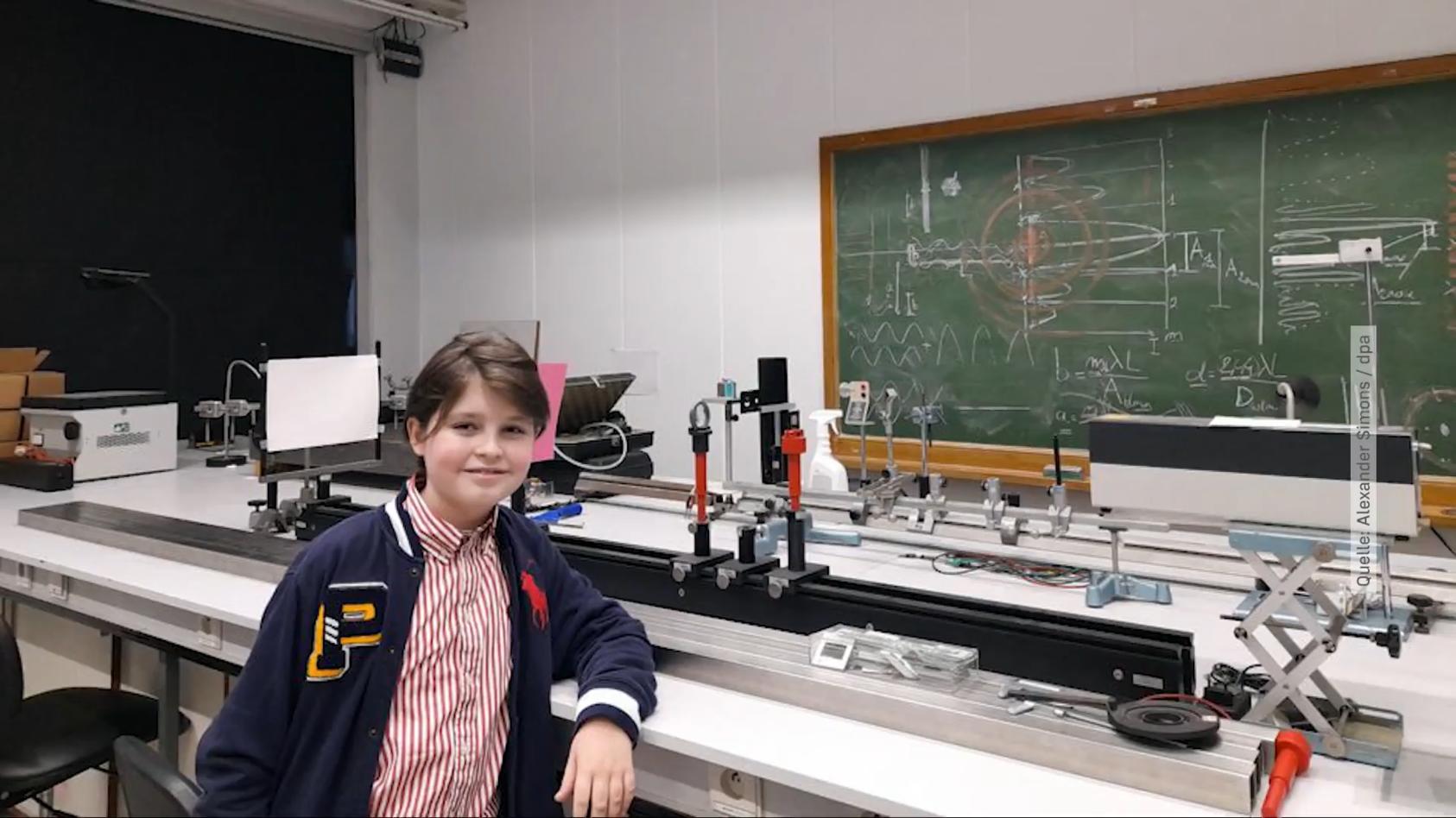 Bachelor-Abschluss in Physik mit nur 11 Jahren Laurent aus Belgien ist ein echtes Wunderkind
