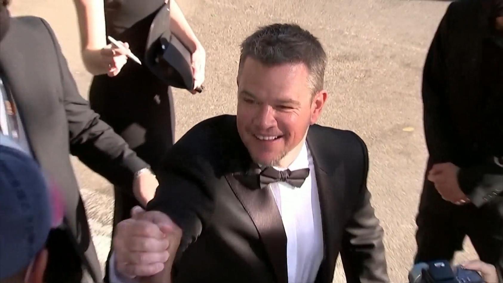 So cool schlendert Matt Damon über den Teppich in Cannes Ein Hollywood-Star zum Anfassen