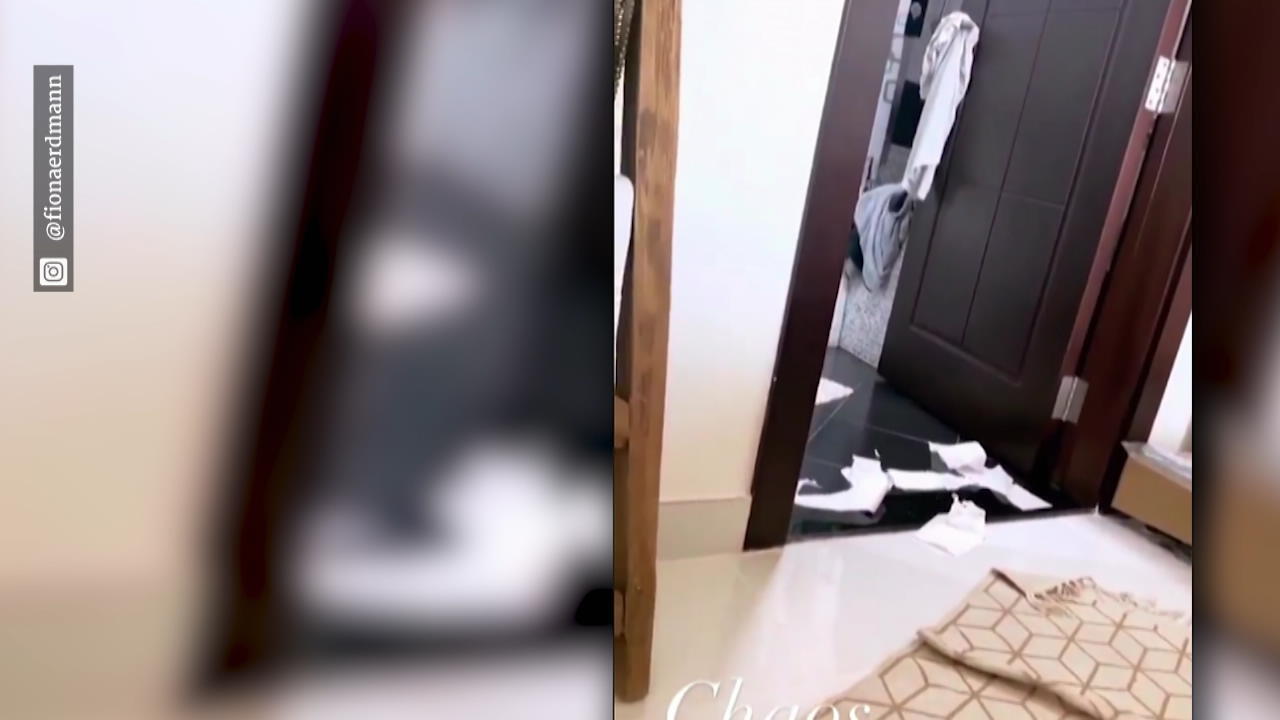 Fiona Erdmanns Sohn Leo sorgt für Chaos Schneise der Verwüstung