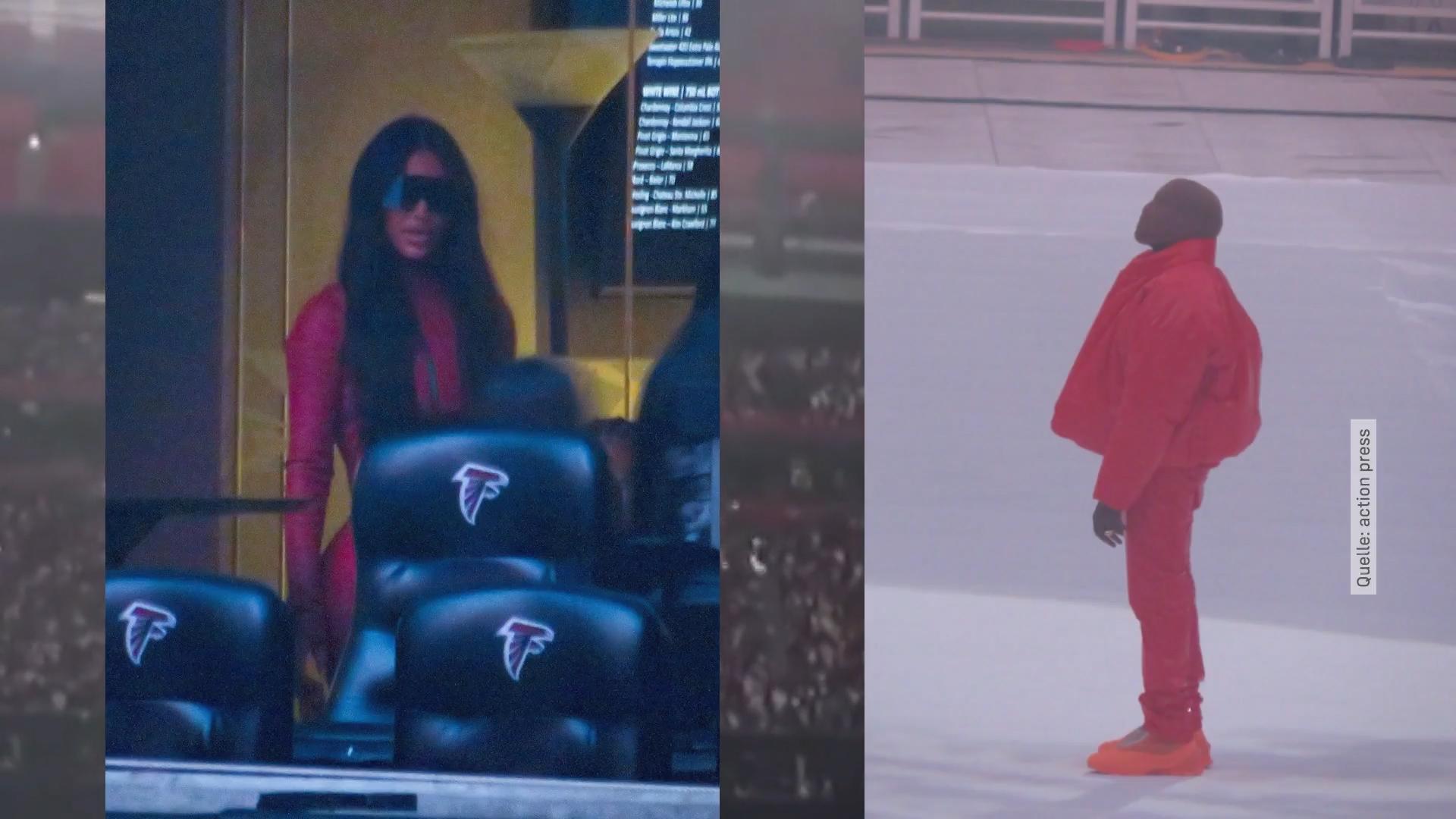 Bei Kim und Kanye scheint's wieder zu "matchen" Bei "Listening Party" in Atlanta
