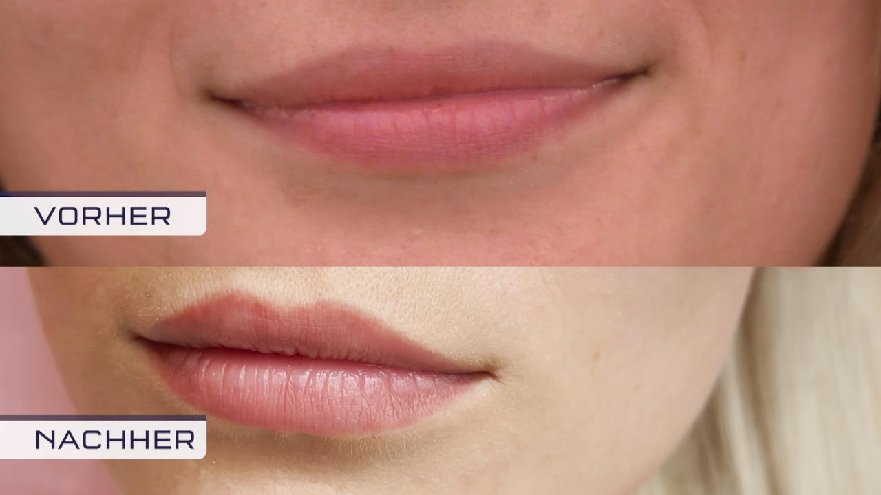 Neuer Trend für volle Lippen Aquarell Lips