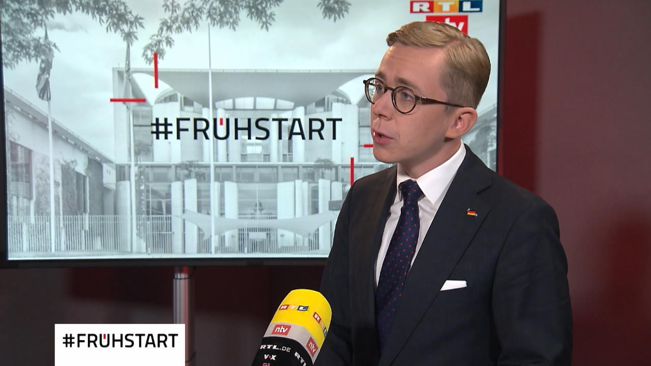 "Ich bin nicht enttäuscht von Laschet" Amthor im RTL/ntv "Frühstart"