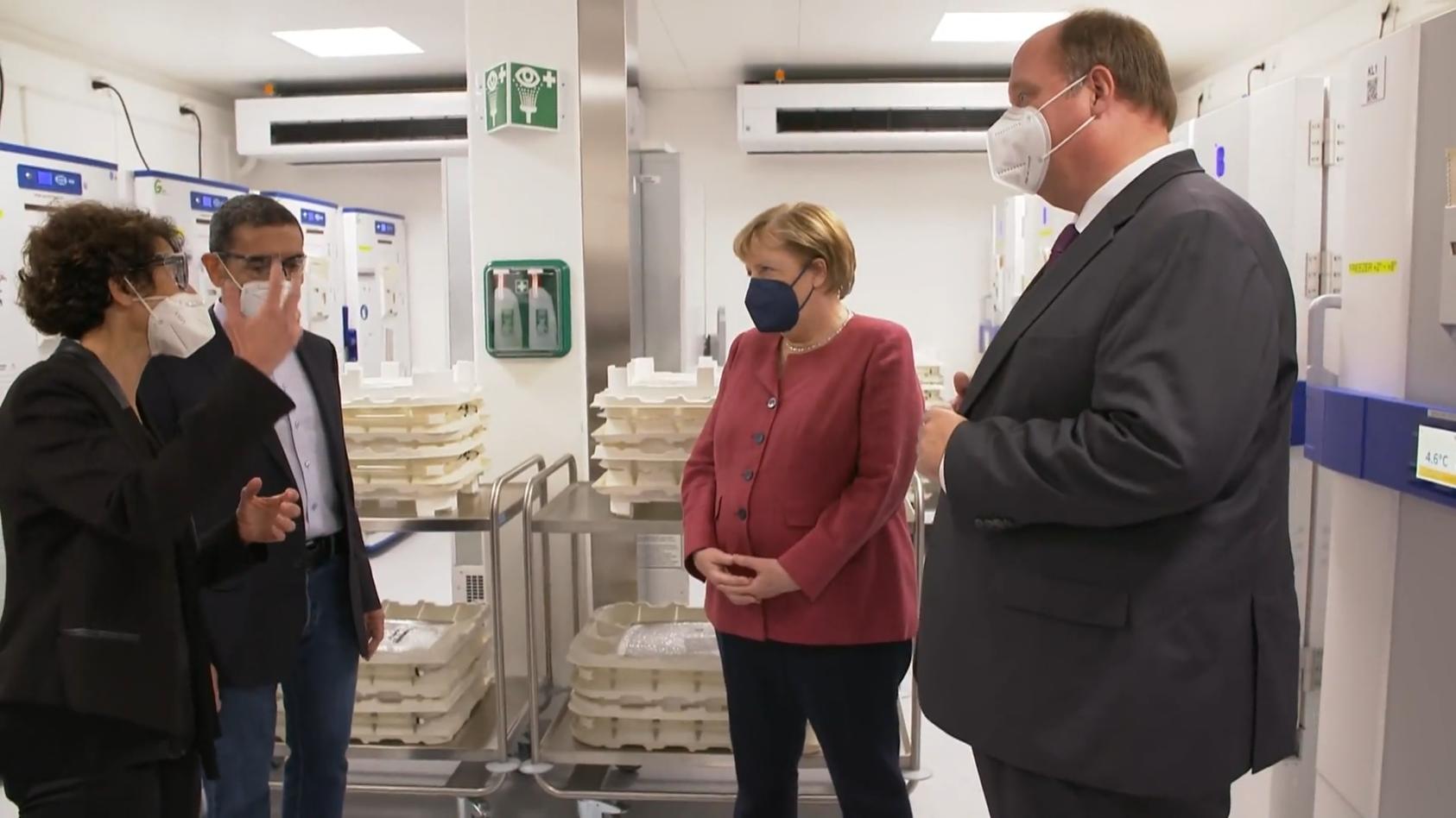 Kanzerlin Merkel auf Wahlkampf-Tour Afghanistan, Corona und Mathe