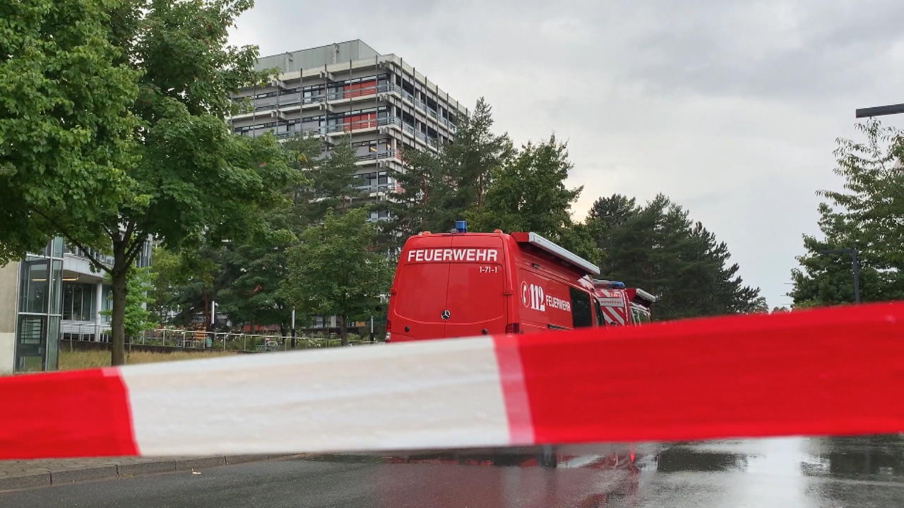 Notfall-Einsatz an Technischer Uni Darmstadt Schwere Vergiftungen