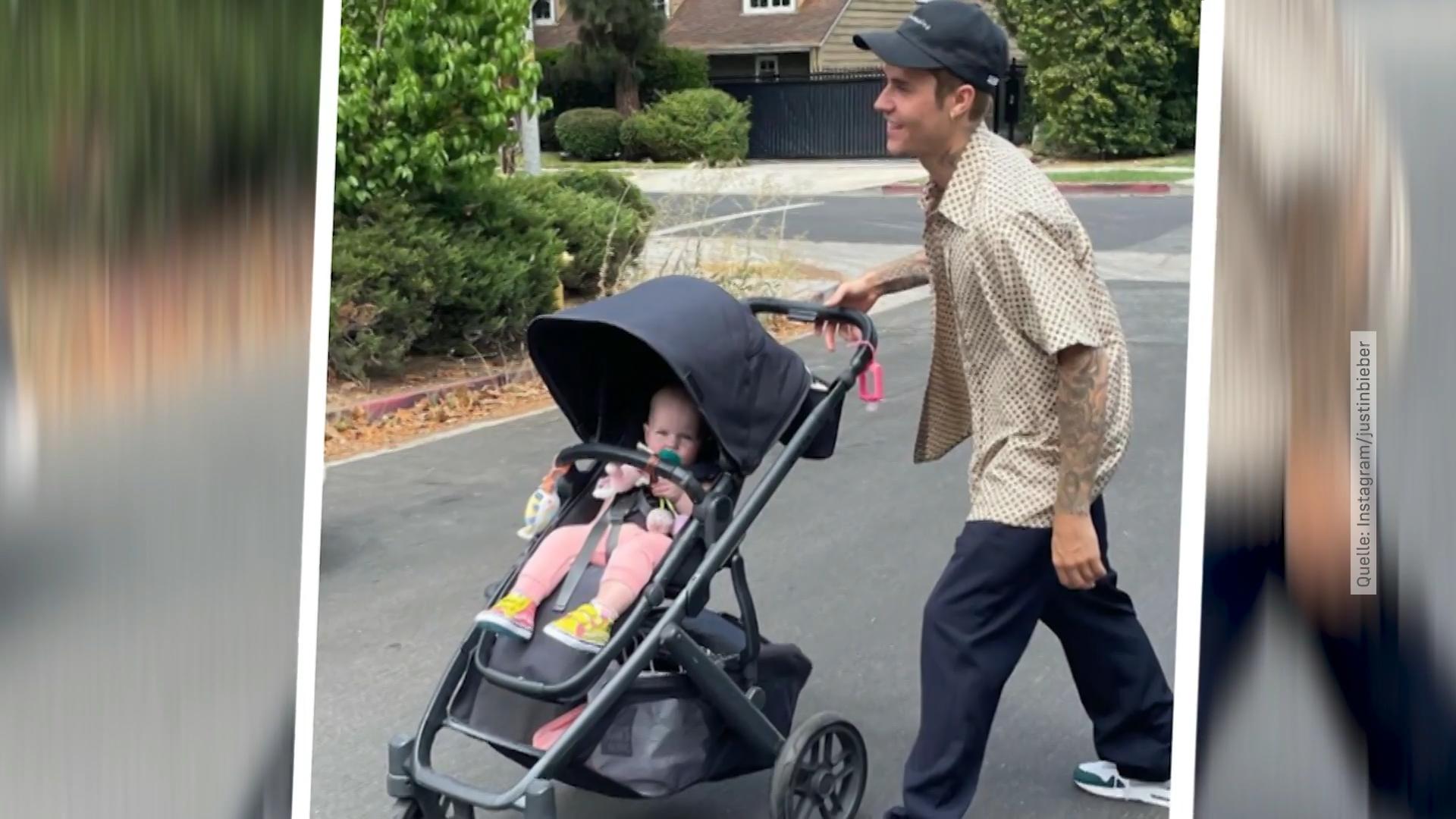 Justin Bieber spielt Babysitter für seine Nichte Onkel Justin