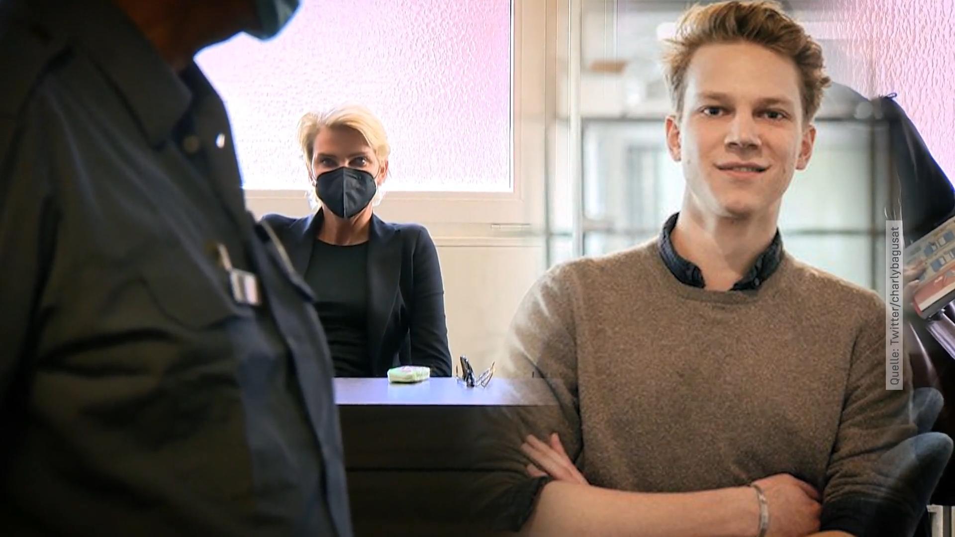 Stephanie Gräfin von Pfuel weint im Gerichtssaal 2019 wurde ihr Sohn totgerast