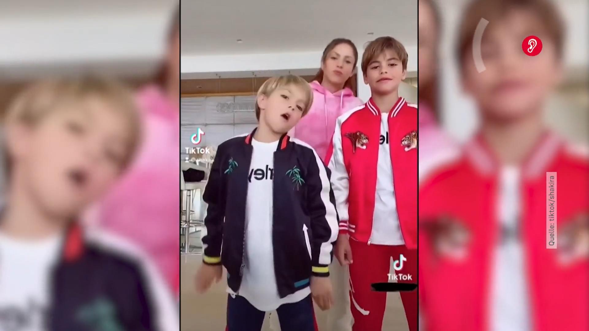 Shakiras Kids begeistern das Netz Coole Tanzmäuse