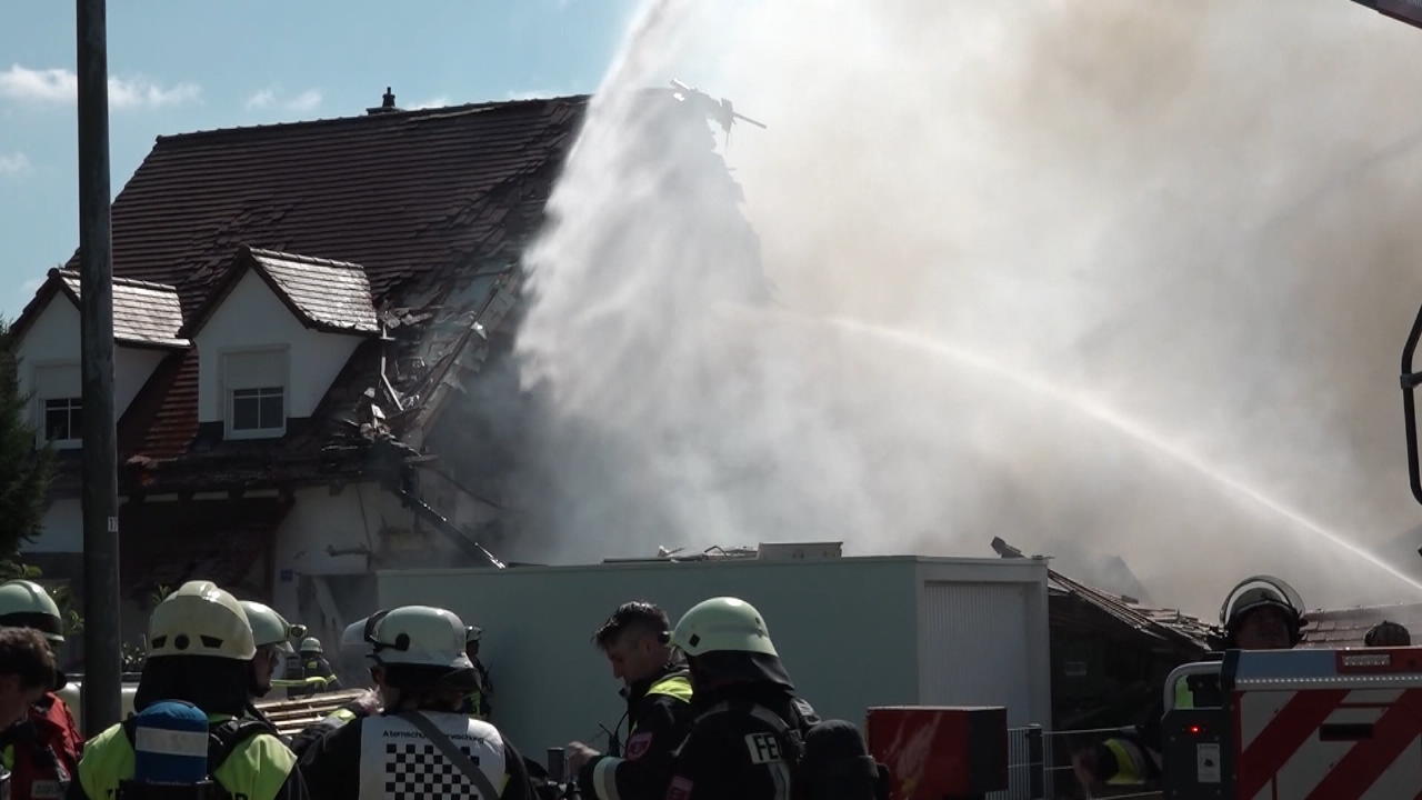 Explosion in Rohrbach (Bayern) Vermisste befürchtet