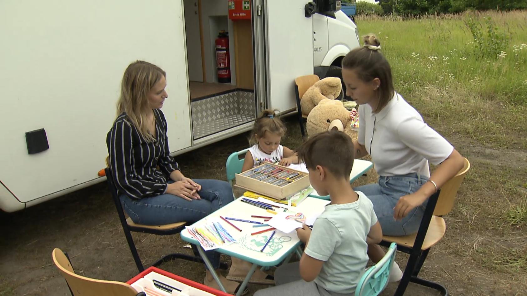 Hier kommt die Kita zu den Kindern Mobile Betreuung für reisende Familien