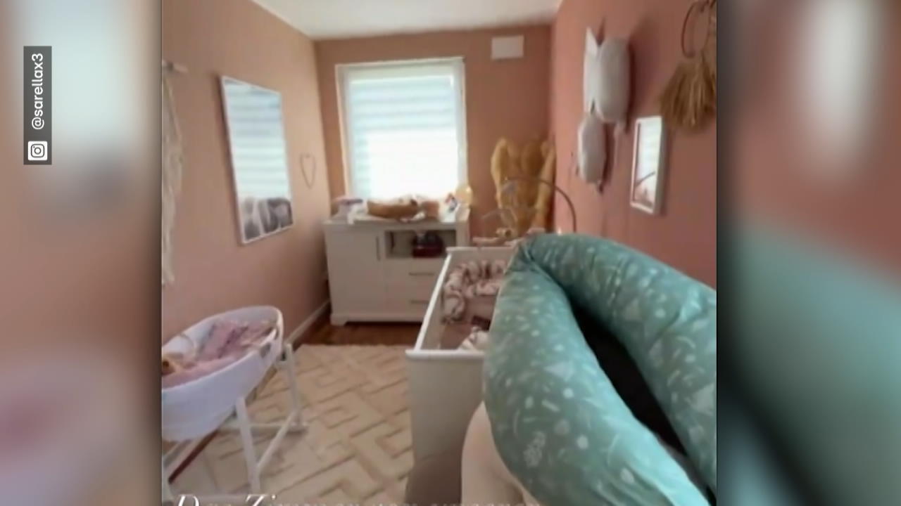 Sarah Engels zeigt das Kinderzimmer Kurz vor der Geburt