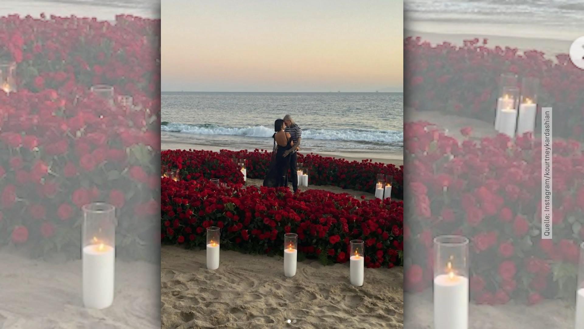 Kourtney Kardashian ist verlobt! Antrag von Travis Barker