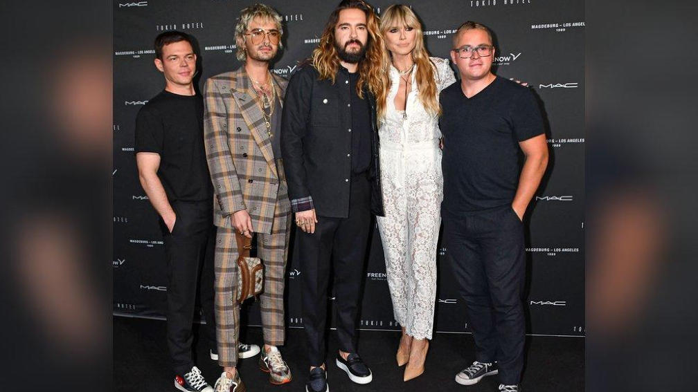 Warum Heidi Klum kein Interview geben wollte Stylischer Auftritt mit "Tokio Hotel"