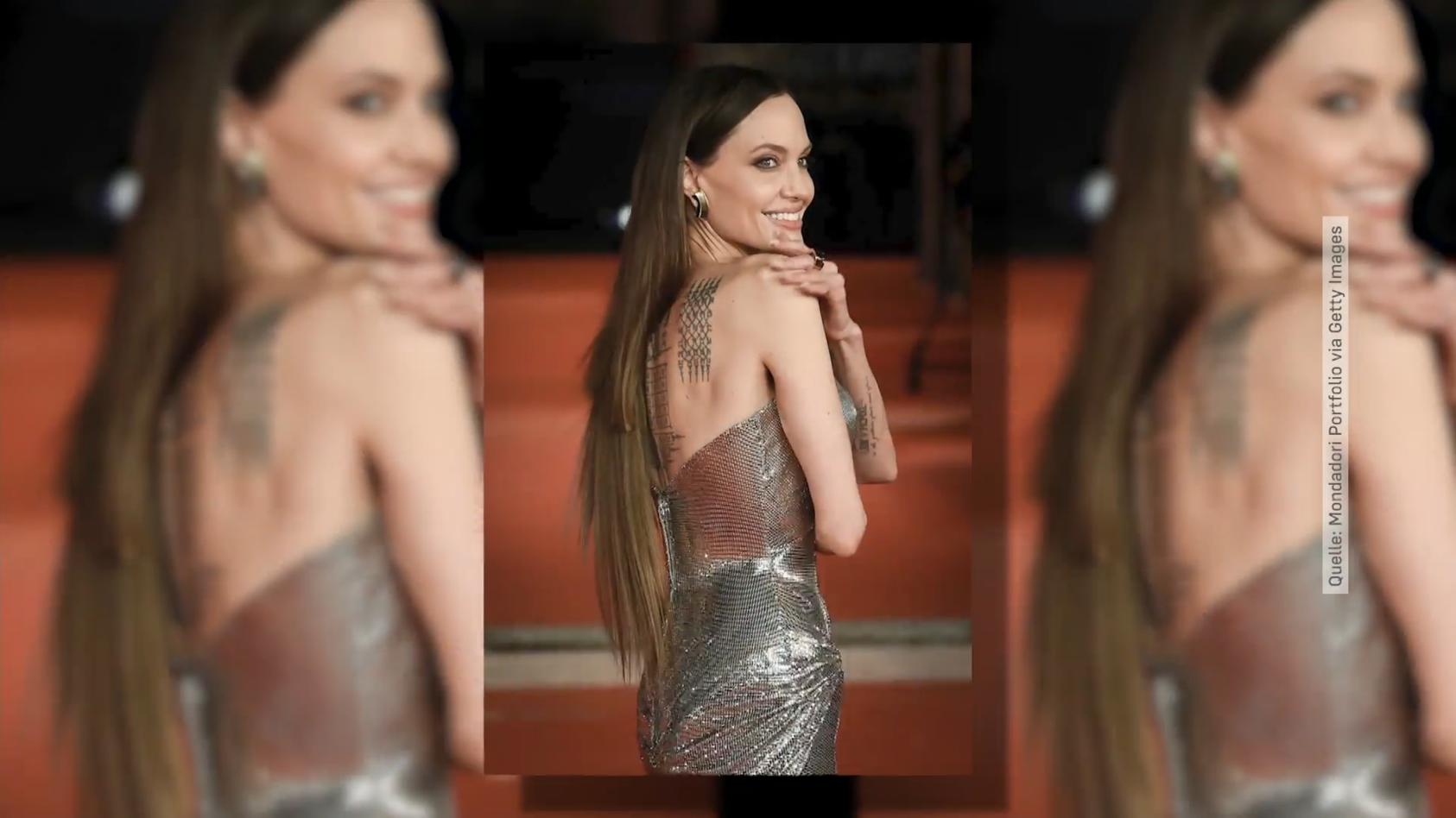 Haar-Fail auf dem roten Teppich Angelina Jolie