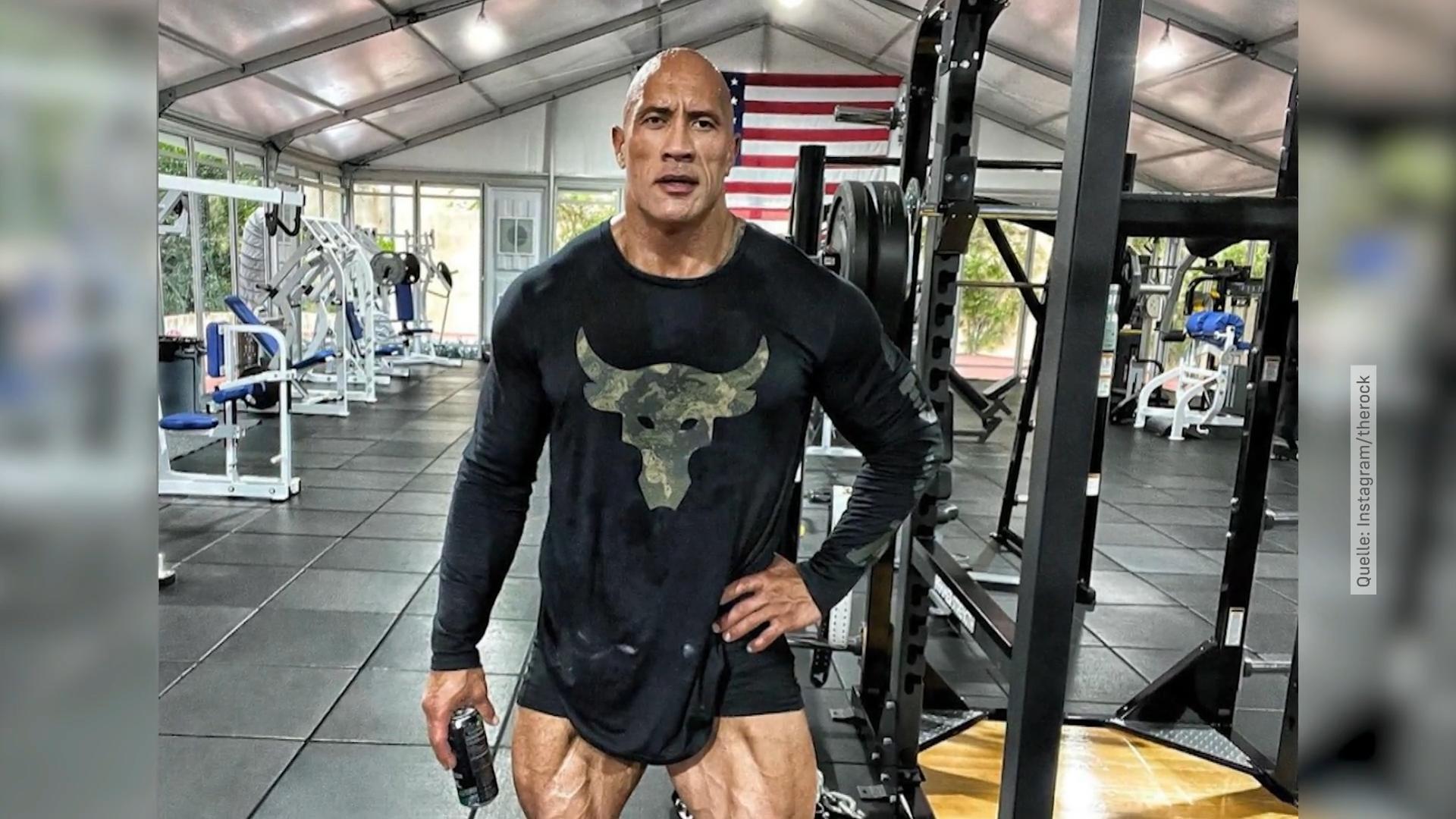 Dwayne „The Rock“ Johnson verblüfft mit Gym-Foto Hulk kann einpacken