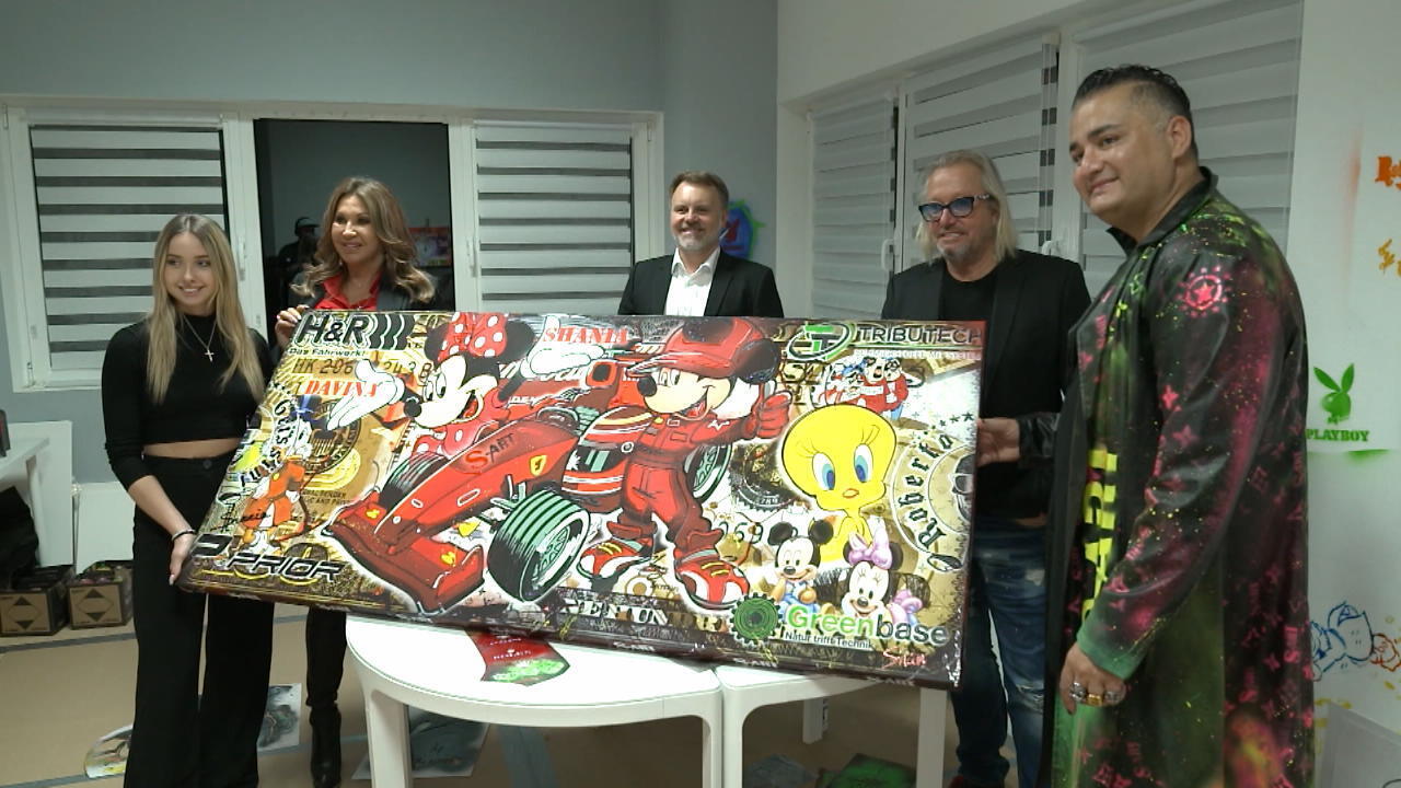 Die Geissens machen jetzt in Kunst Shania Geiss malt jetzt