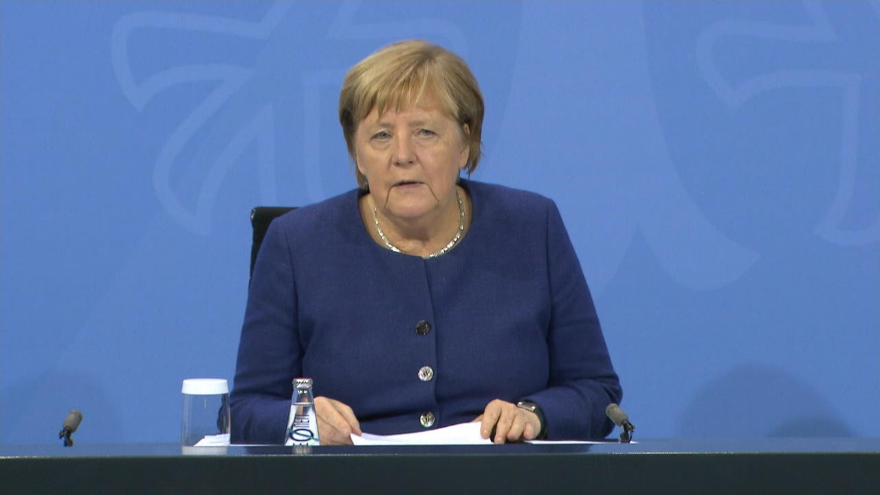Merkel: Schwellenwerte für Corona-Maßnahmen definiert Ministerpräsidentenkonferenz in Berlin