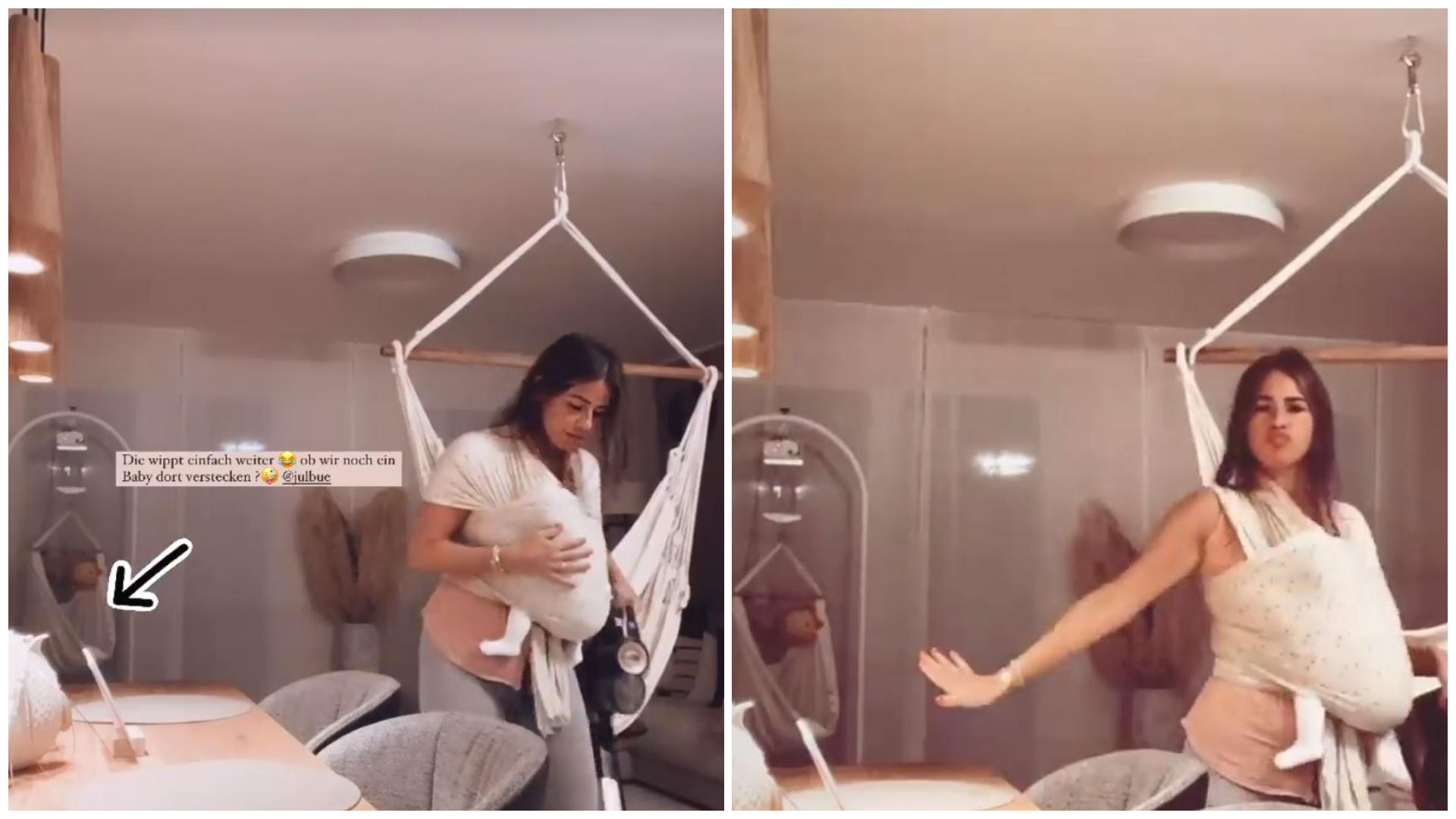 Sarah schmeißt Haushalt mit Baby So wippt Sarah den Haushalt!