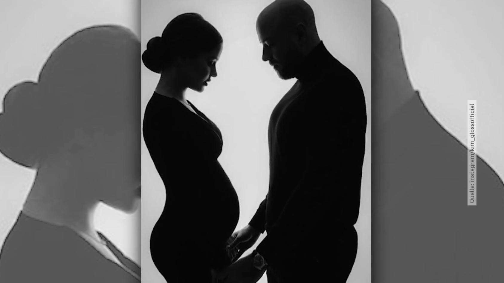 Kim Gloss ist schwanger Süße Baby-News