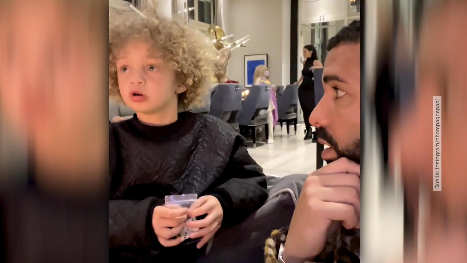 Hier spricht Drakes Sohn Französisch Putzige Ausschnitte
