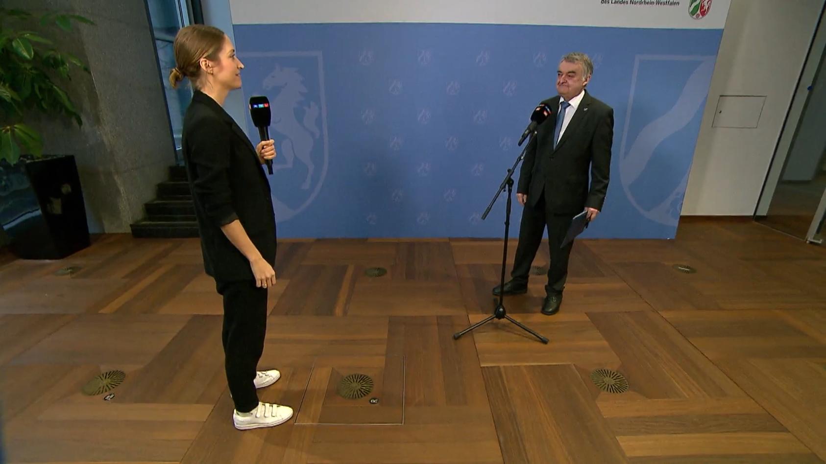 Gespräch mit Innenminister Clankriminalität