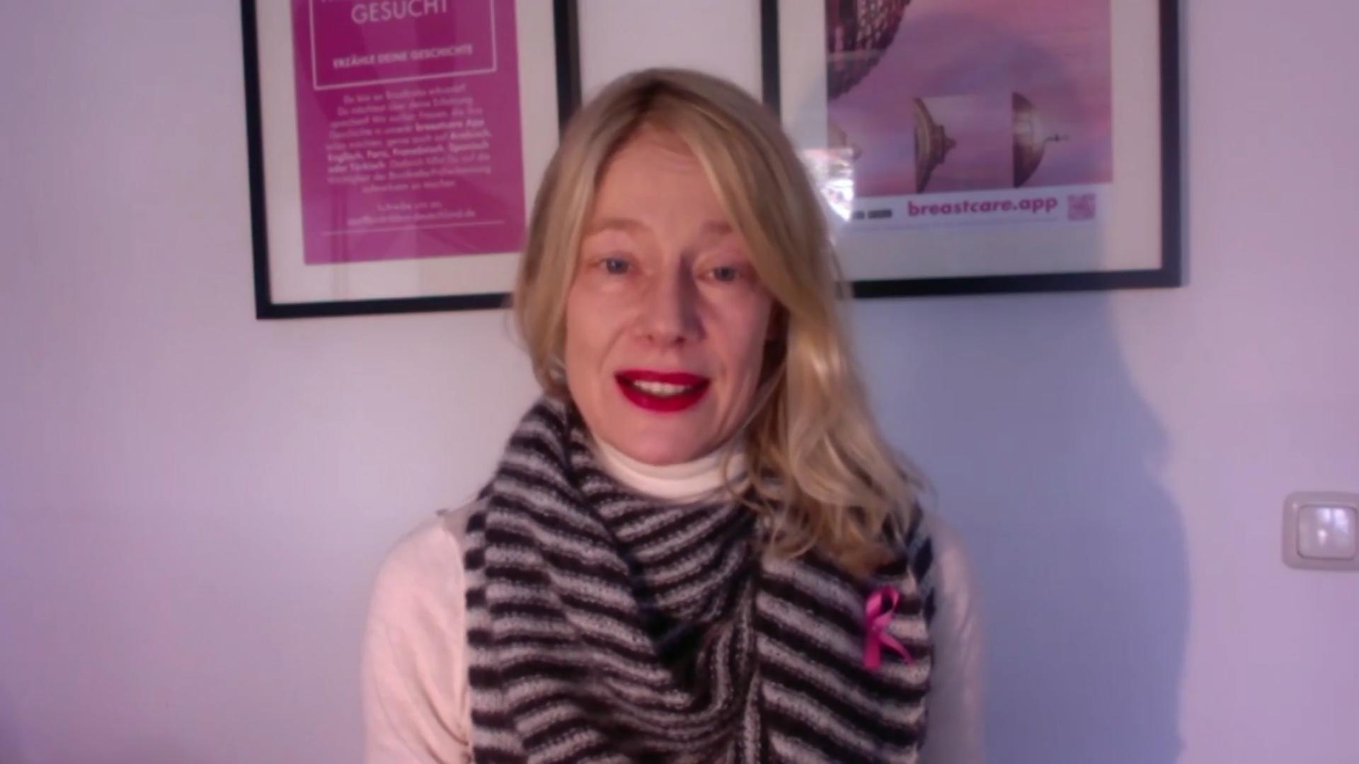 Christina Kempkes von Pink Ribbon App Brustkrebs-Vorsorge