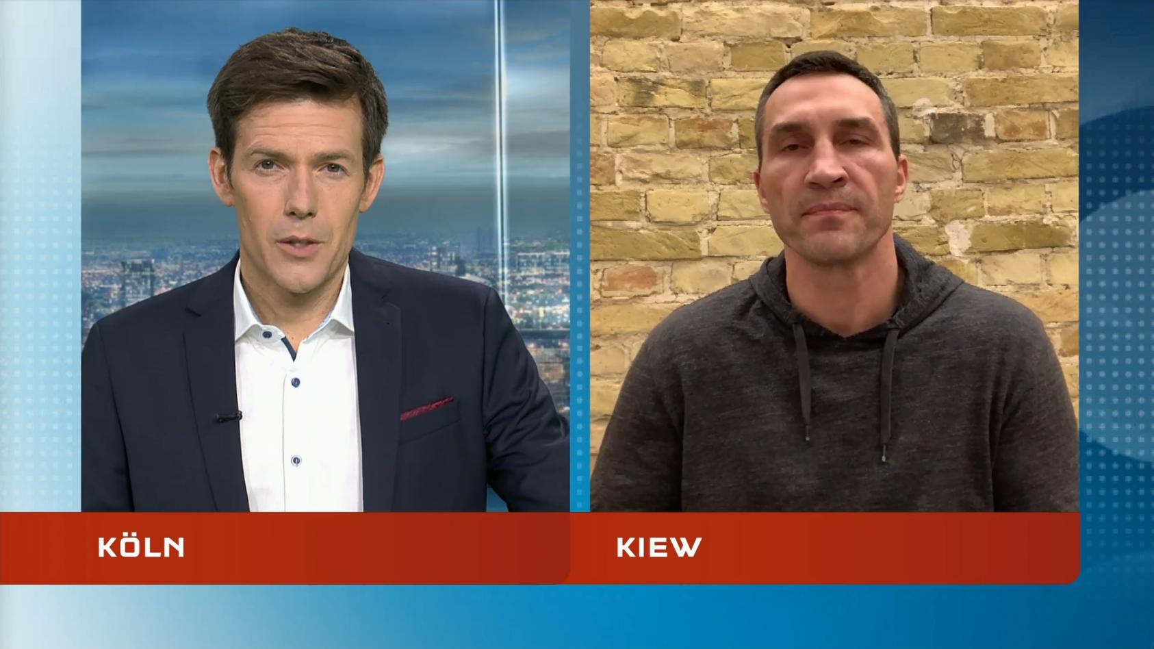 Klitschko mahnt zur Zurückhaltung Exklusiv-Interview zur Ukraine-Krise