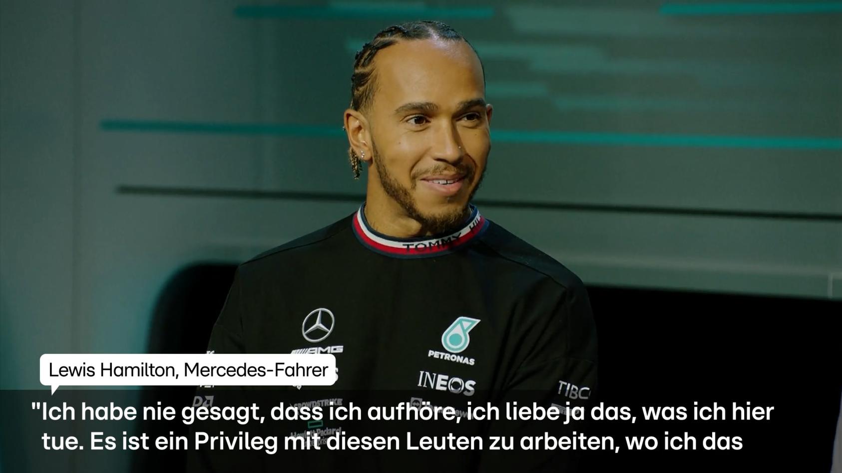 Hamilton ist zurück im silbernen Mercedes "Nie gesagt, dass ich aufhöre"