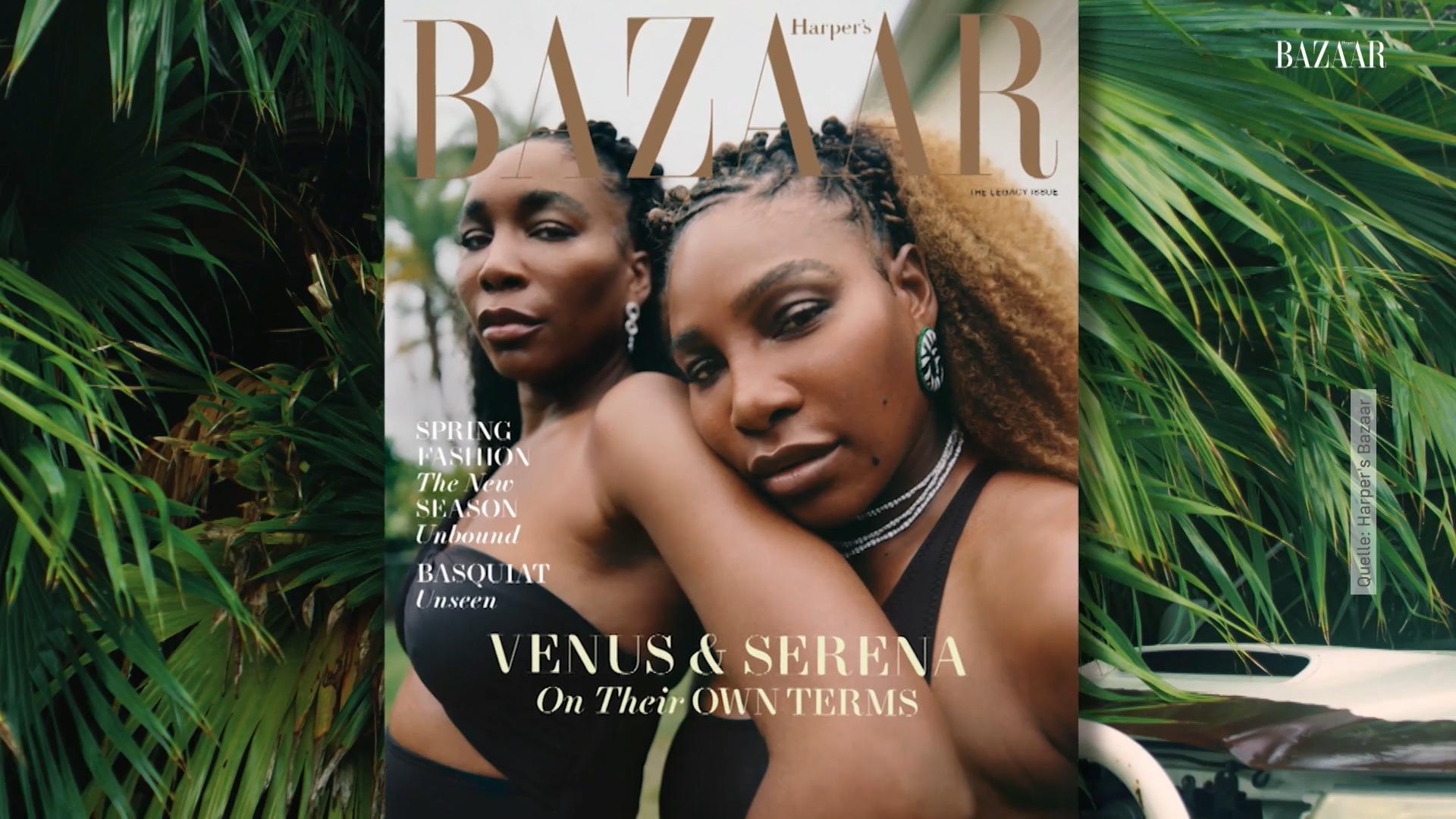 Venus und Serena Williams strahlen auf Cover Power-Frauen unter sich