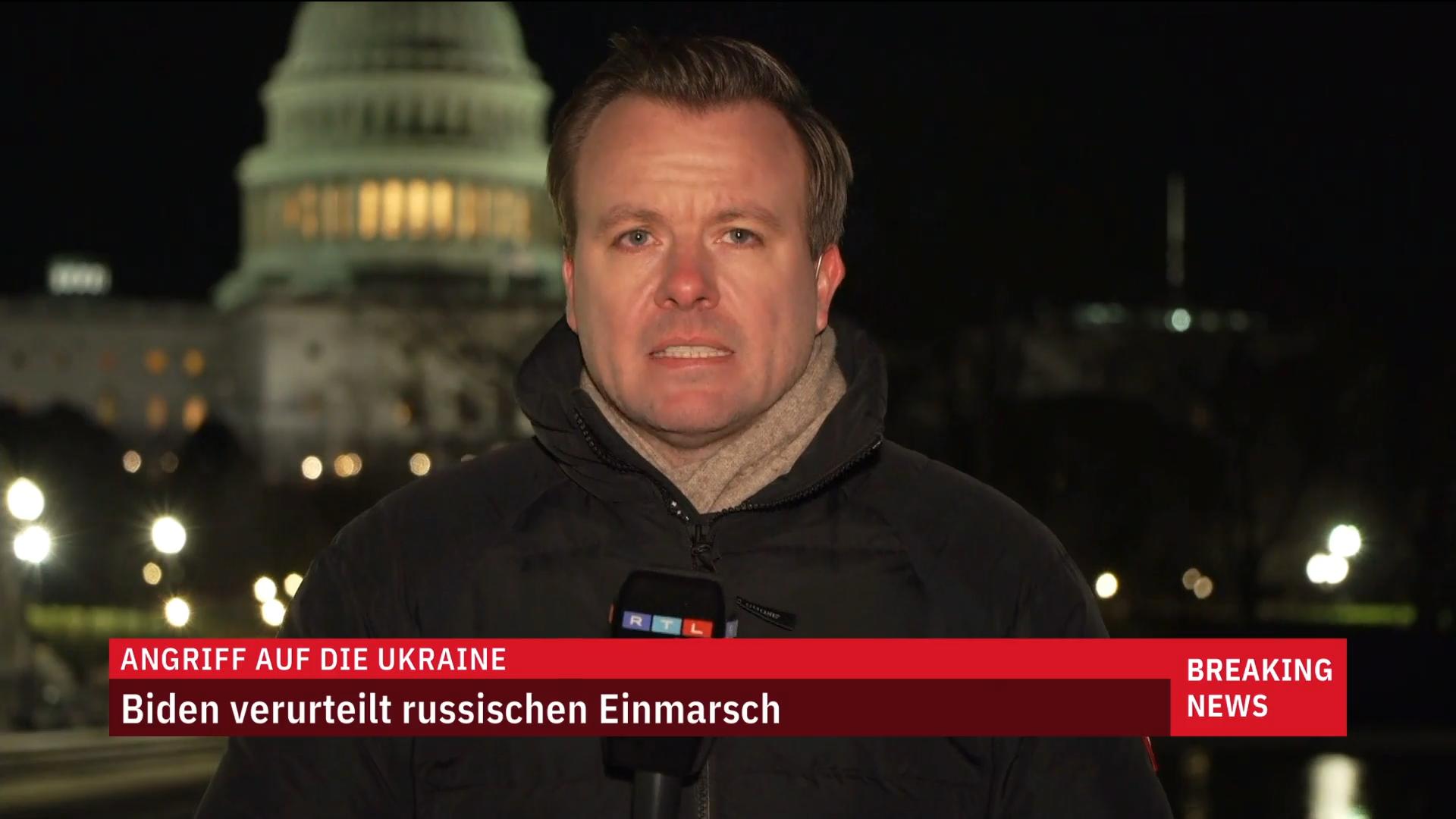 "Wieder hatten die Amerikaner recht, was kommen könnte" RTL-Korrespondent Oliver Beckmeier in Washington