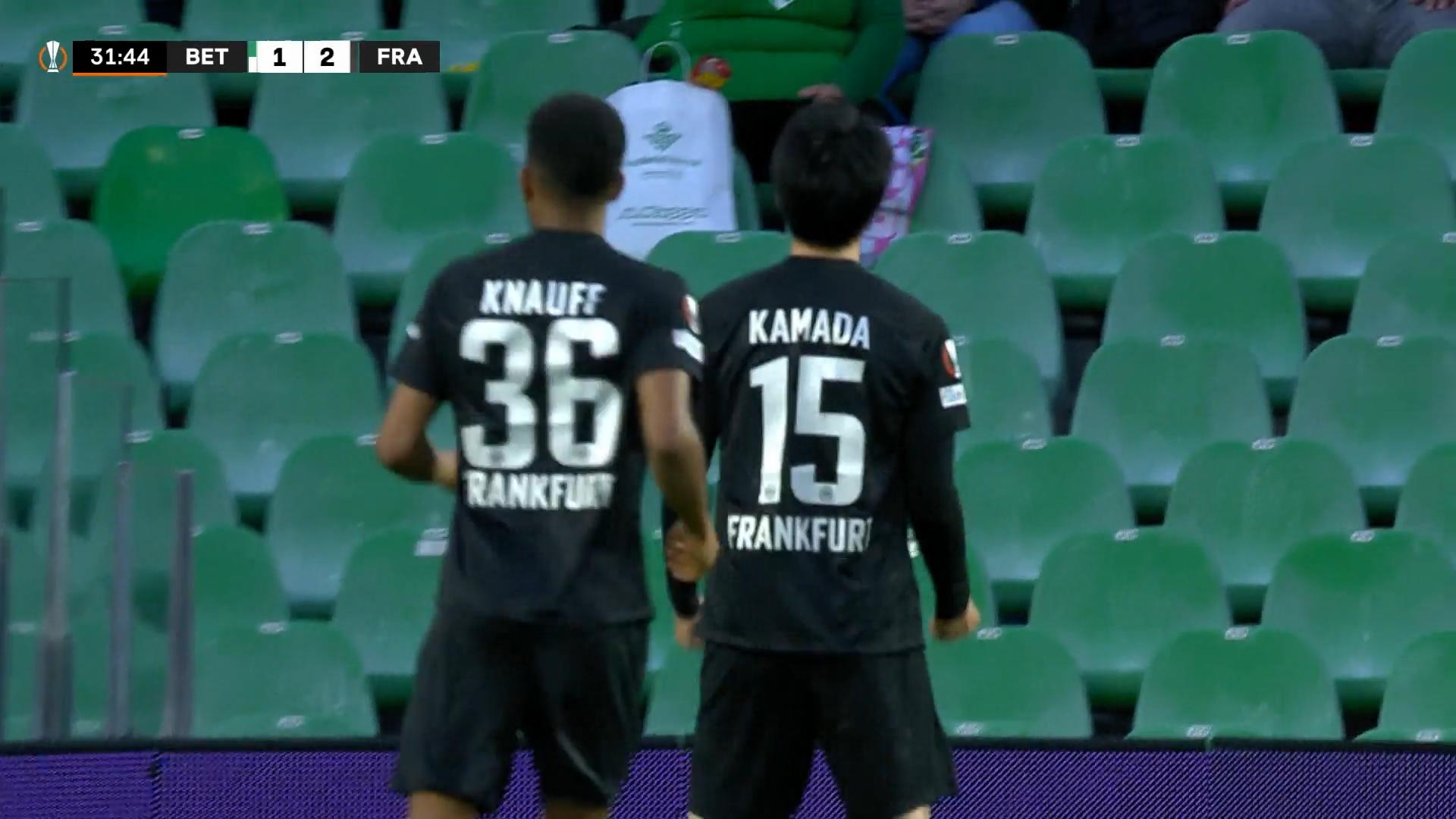 Kamada lässt Frankfurt erneut jubeln Europa League