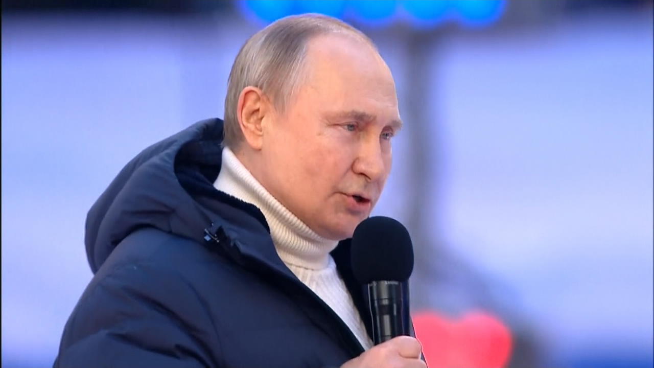Peinliche TV-Panne bei Putin-Rede - War es Sabotage? Krieg in der Ukraine