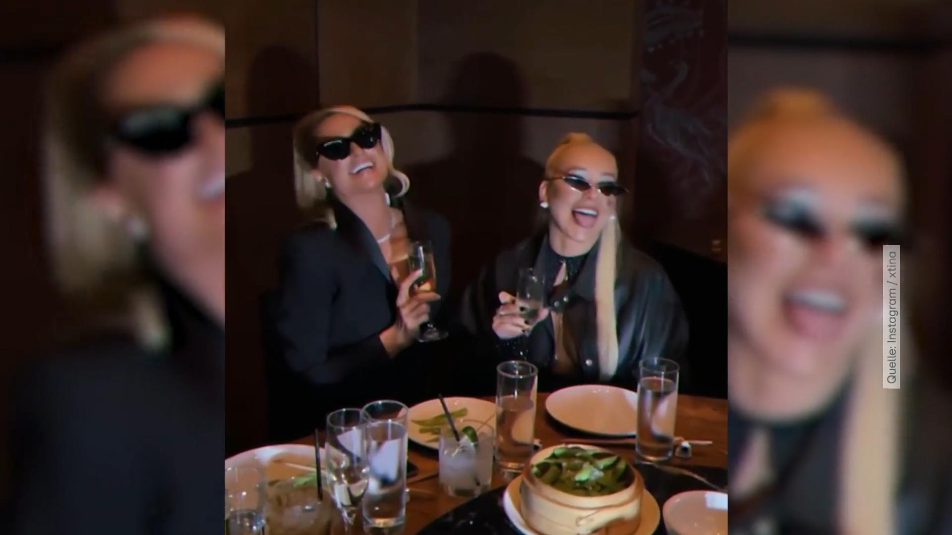 Paris Hilton und Christina Aguilera feiern Party-Revival Wie in den 2000ern