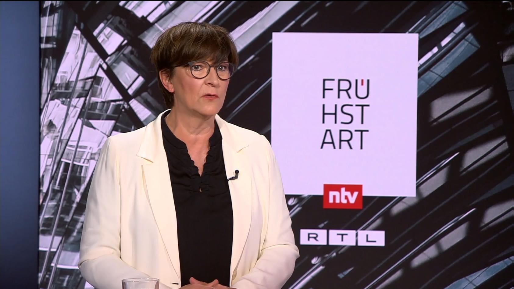 Esken: "Putin wird für diesen Krieg bezahlen müssen" RTL/ntv Frühstart