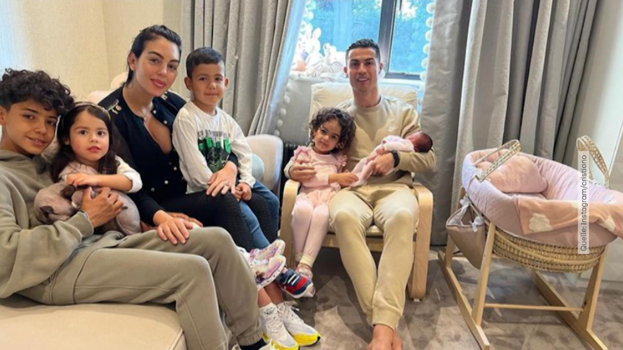Ronaldo postet rührendes Familienfoto Wieder zu Hause!